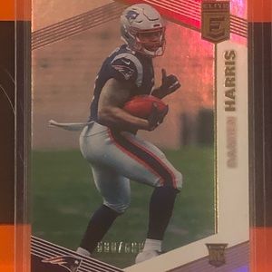 Damien Harris elite rookie card /699